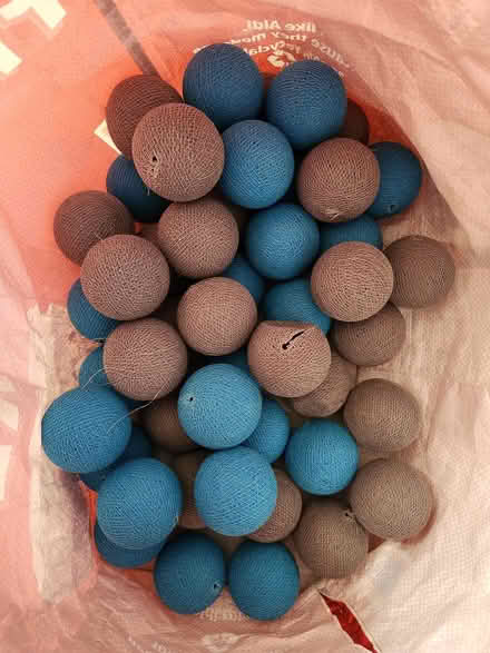 Photo of free Decorative turquoise & Grey balls (Cheriton CT19) #1