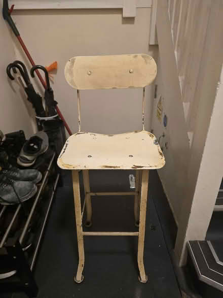 Photo of free Vintage metal bar stool (E2) #1
