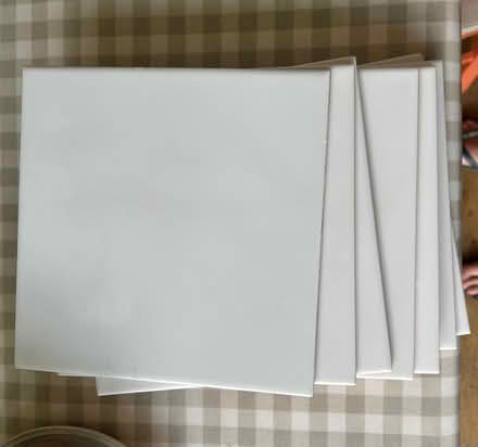 Photo of free 9 white 20 x 20 cm tiles (Upper Wolvercote OX2) #1