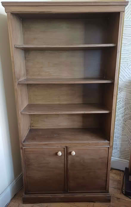 Photo of free Solid Oak Bookcase and cupboard (Hyson Green NG7) #1