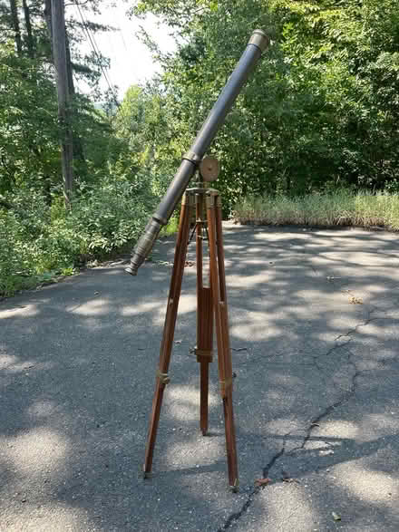 Photo of free Brass and wood telescope (New Fairfield) #1