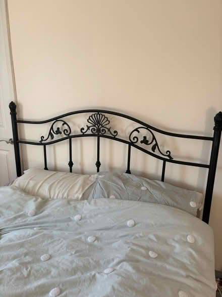 Photo of free Metal framed double bed (Harborne B15) #1