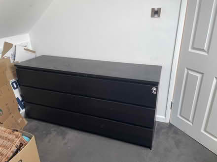 Photo of free Malm double bed and furniture (Baldock SG7) #3