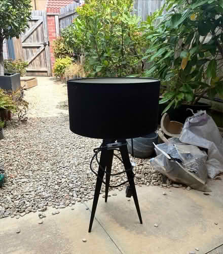 Photo of free Wooden Tripod Lamp (DT9 Sherborne) #1