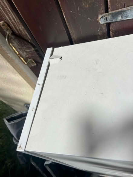 Photo of free Three tier white shoe cabinet (Sutton) #3