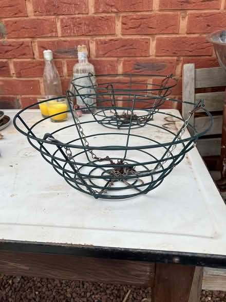 Photo of free 2x metal hanging baskets (Bromsgrove B61) #1