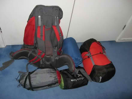 Photo of free Festival Gear, Backpack, sleeping bags, blow up mattress, pi (St Albans AL4) #1
