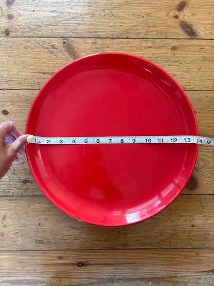 Photo of free Large red serving plate (Hollingdean BN1) #1