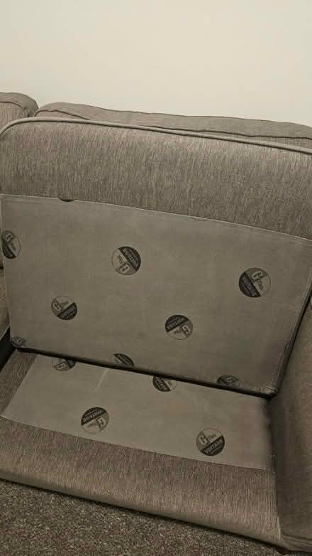 Photo of free Gplan sofa, Grey 3 seater wood legs (Sefton Park Liverpool) #2