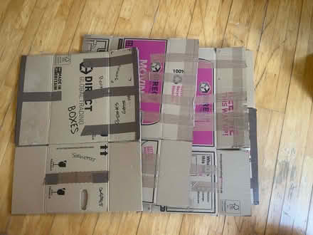 Photo of free 4 moving boxes (Se5 0EE) #1