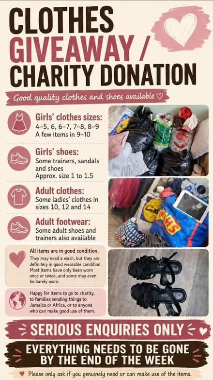 Photo of free toddler girl cloths (camberwell SE5) #1