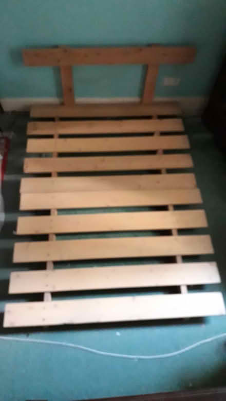 Photo of free Futon base: wooden (West Norwood SE27 9PF) #1