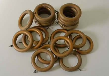 Photo of free Wooden curtain rings (Parsons Green SW6) #1