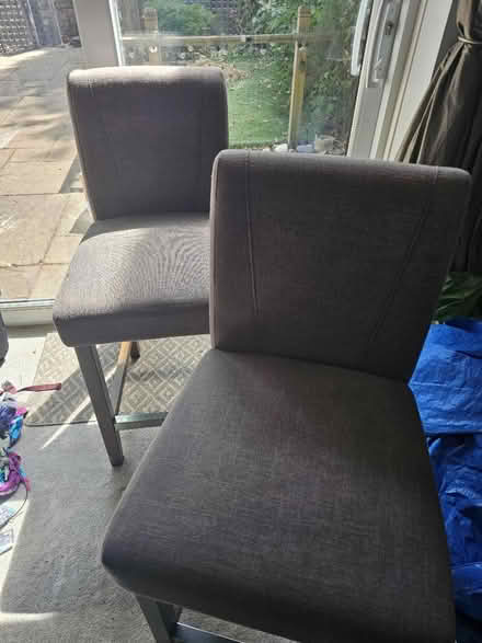 Photo of free Two fabric bar stall chairs (Goldsworth Park GU21) #1