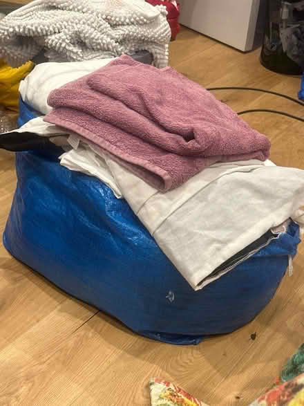 Photo of free Pile of double duvets and towels (Se6 2ha) #1