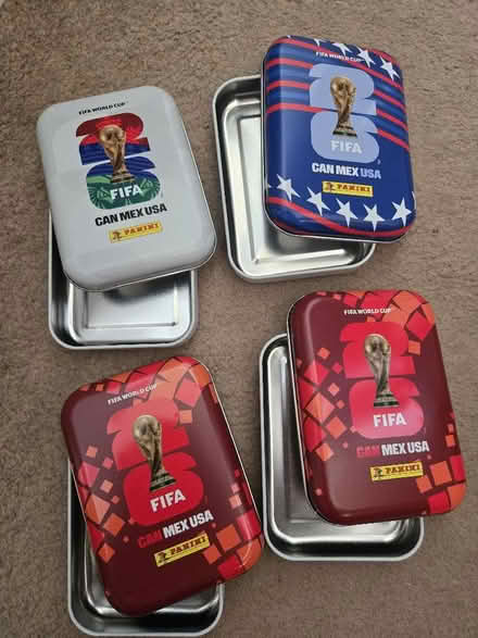 Photo of free Panini World Cup Sticker tins (Bexleyheath DA6) #1