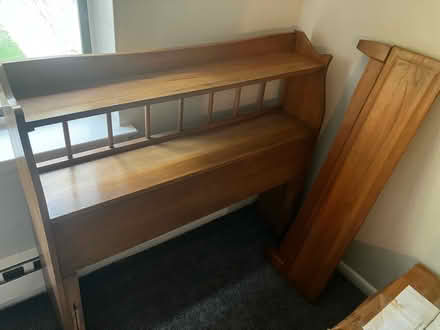 Photo of free Twin head/footboard & box spring (Bensalem, near Neshaminy Mall) #1
