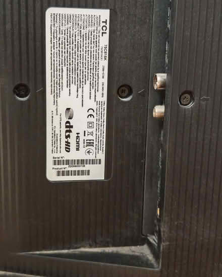 Photo of free 75 INCH TCL QLED TV - Backlight failed (Ashford TW15) #4
