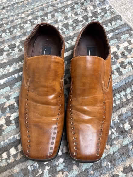 Photo of free Brown leather shoes size 9 (Hollingdean BN1) #1