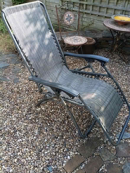 Photo of free Garden lounger chair (Newton St Cyres) #1