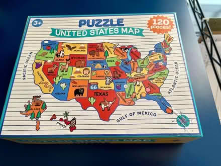 Photo of free US map puzzle for ages 3+ (Derwood, MD) #1