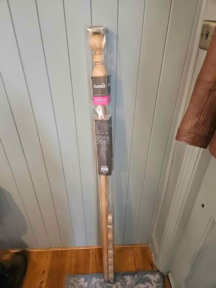 Photo of free Dunelm wooden curtain pole (Trevor Road SG4) #2