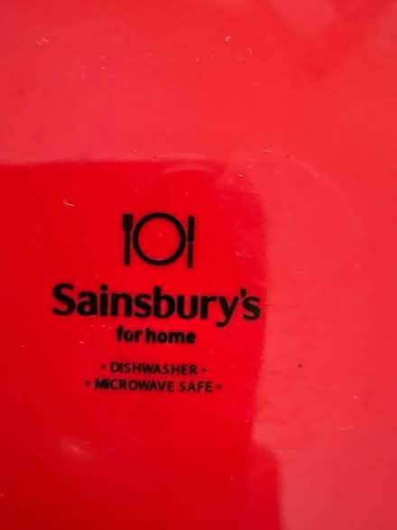 Photo of free Large red serving plate (Hollingdean BN1) #2