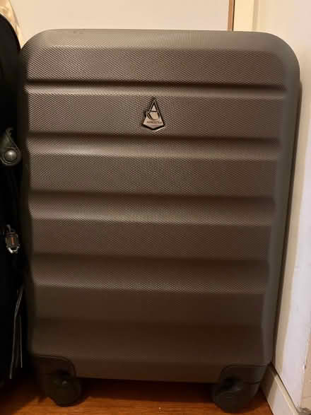 Photo of free Small silver hard shell suitcase (London, Old Street) #3