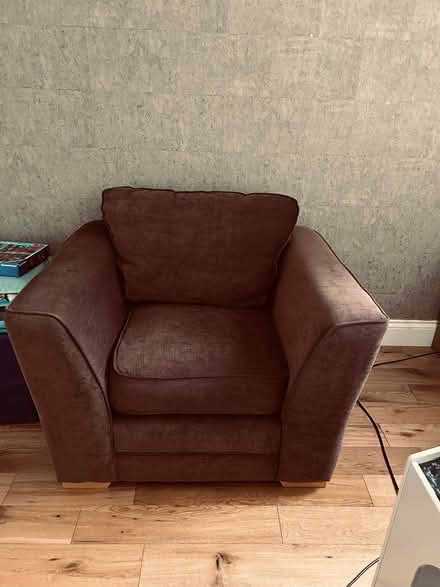 Photo of free Brown armchair (Elderslie PA2) #1