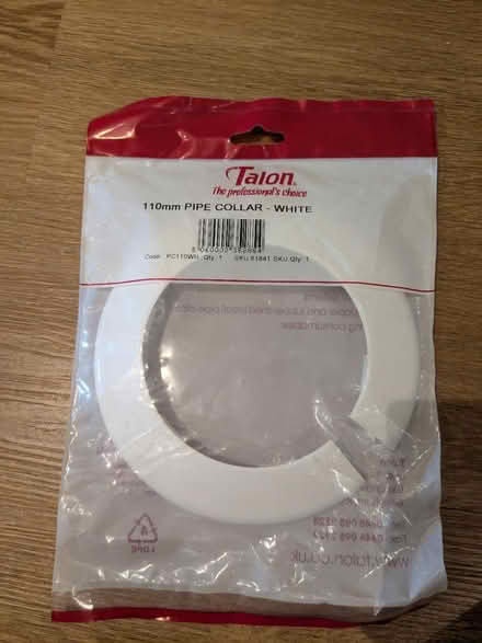 Photo of free 110mm Pipe collar (Earlsfield SW18) #1