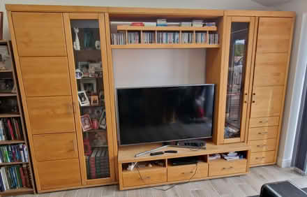 Photo of free to collect: wooden wall unit (Moulsoe MK160HP) #1