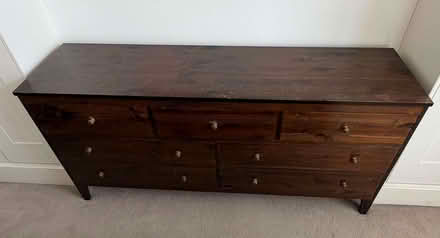Photo of free Bedroom furniture (bed, 2 chest of draws & dressing table) (Southfields SW18) #2