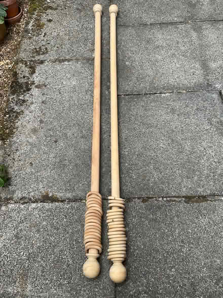 Photo of free Wooden curtain poles (Sevenoaks TN13) #1