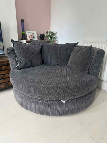 Photo of free Very Large Grey Swivel Chair (Coventry CV6) #1