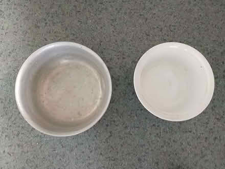 Photo of free 10 inch ceramic and 12 inch metal bowls (Little Neston CH64) #1