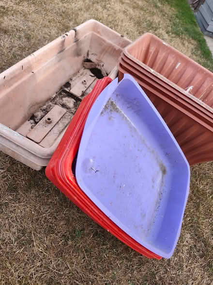 Photo of free Garden troughs + trays (Manor Top S12) #1