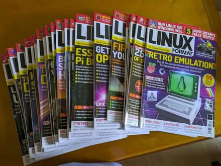 Photo of free Linux Format magazines (Upton CH2) #1