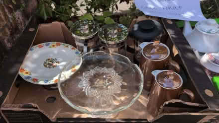 Photo of free More tea pots, coffee pots, cake plates and a lovely table (Greaves LA1) #3