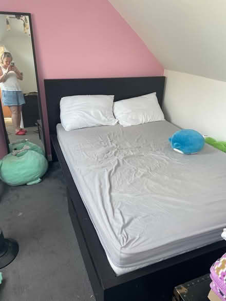 Photo of free Malm double bed and furniture (Baldock SG7) #1