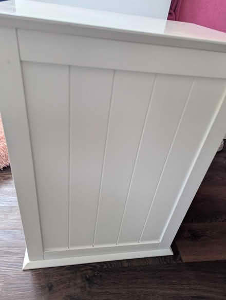 Photo of free White wooden laundry bin (Abingdon OX14) #2