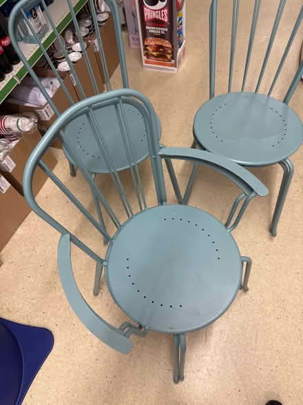 Photo of free Six garden chairs (Southfields SW18) #1