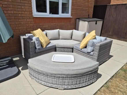 Photo of free Rattan Garden seating (SN25 2FG) #1