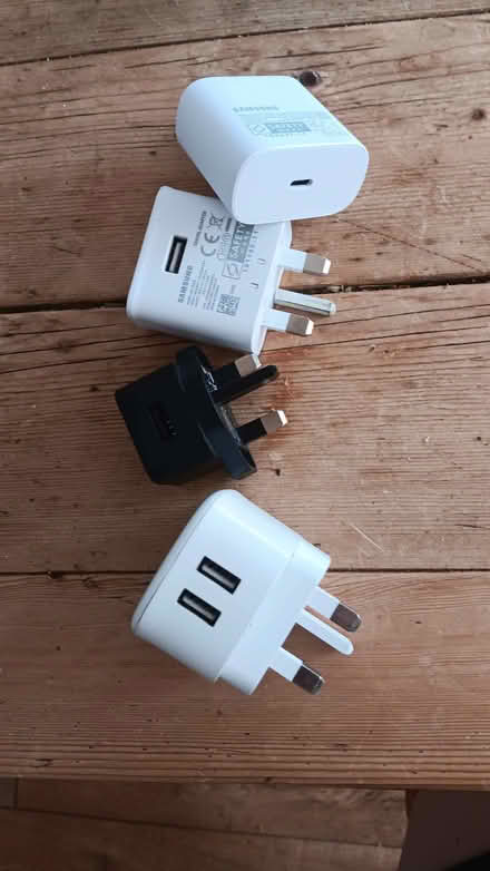 Photo of free Assorted USB-to-wall-plug adapters (Combe Down BA2) #1