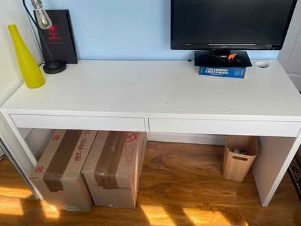 Photo of free White ikea desk (Baldock SG7) #1