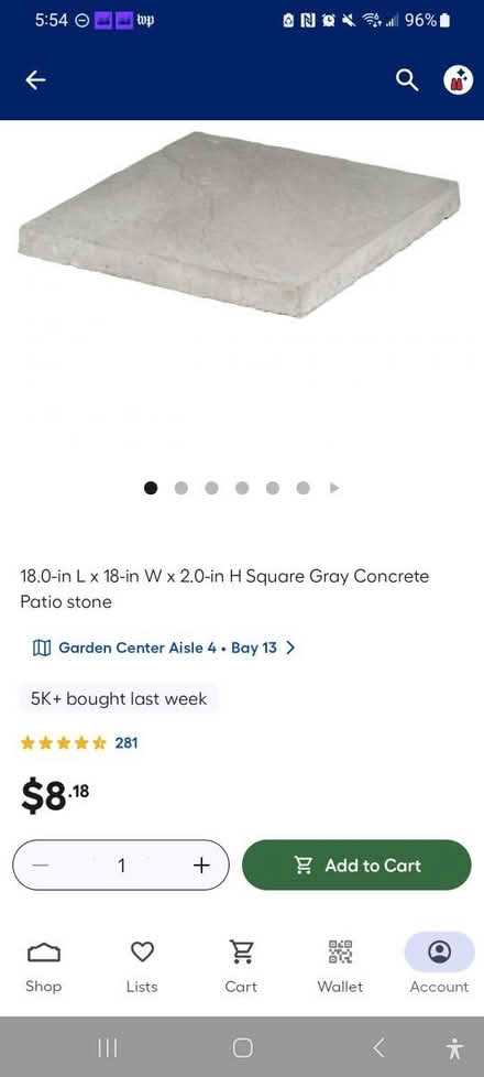 Photo of free Concrete Pavers (Lowe's) (Near Washington & Commonwealth) #4