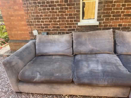 Photo of free Grey L-Shaped Sofa (Mere Heath CW9) #2