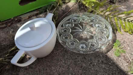 Photo of free More tea pots, coffee pots, cake plates and a lovely table (Greaves LA1) #1