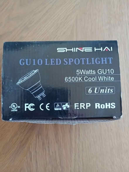 Photo of free Set of six GU 10 LED spotlights (Hastings TN34) #1