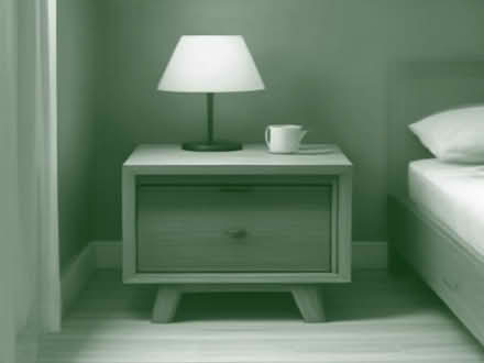 Photo of Wooden bedside table (Culgaith CA10) #1