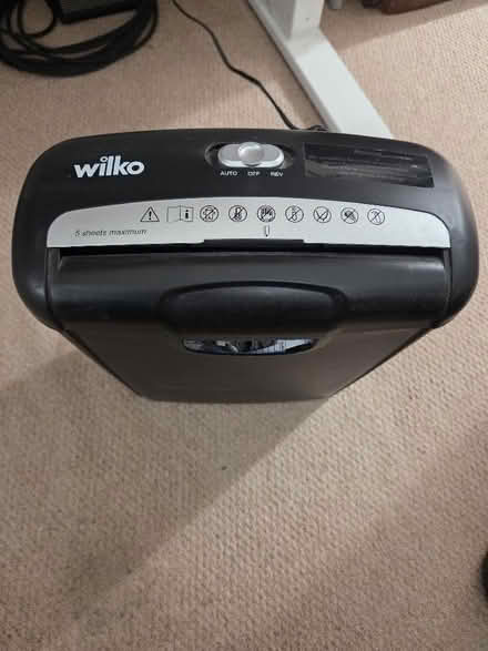 Photo of free Wilko document shredder (North Laine BN1) #1